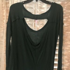 Light sweater with open back